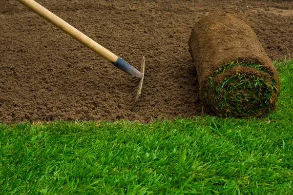 Professional turf laying